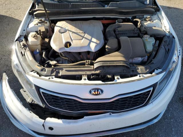 KNAGM4AD6D5038883 - 2013 KIA OPTIMA HYBRID WHITE photo 11