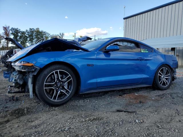 1FA6P8CF0L5145413 - 2020 FORD MUSTANG GT BLUE photo 1