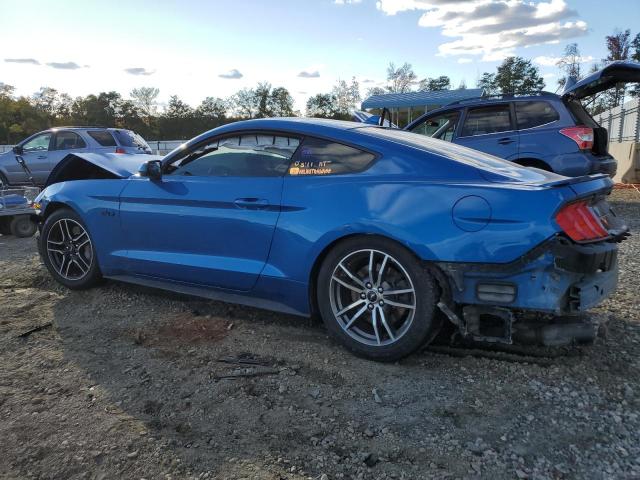 1FA6P8CF0L5145413 - 2020 FORD MUSTANG GT BLUE photo 2