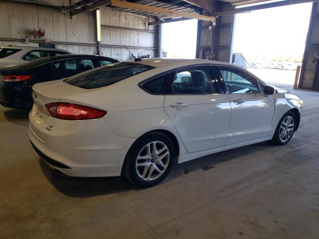 3FA6P0HD7ER126950 - 2014 FORD FUSION SE WHITE photo 3