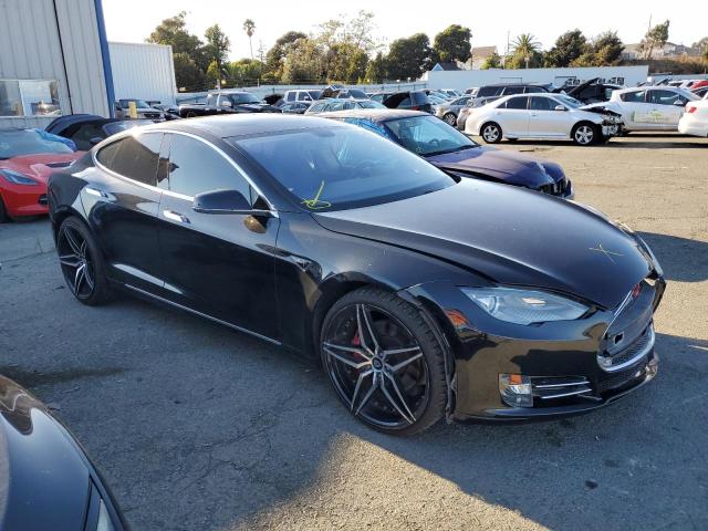 5YJSA1CP7CFP01497 - 2012 TESLA MODEL S Սև լուսանկար 4