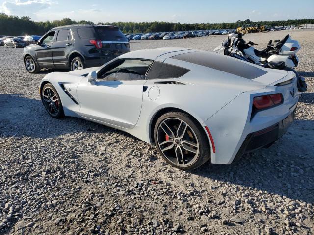 1G1YB2D71K5122090 - 2019 CHEVROLET CORVETTE STINGRAY 1LT WHITE photo 2