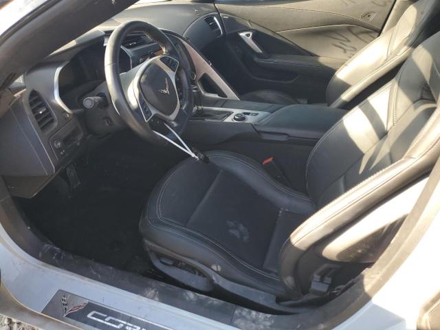 1G1YB2D71K5122090 - 2019 CHEVROLET CORVETTE STINGRAY 1LT WHITE photo 7