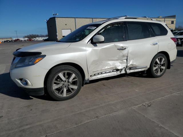 5N1AR2MM8FC697567 - 2015 NISSAN PATHFINDER S WHITE photo 1