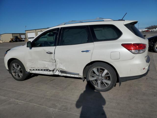 5N1AR2MM8FC697567 - 2015 NISSAN PATHFINDER S WHITE photo 2