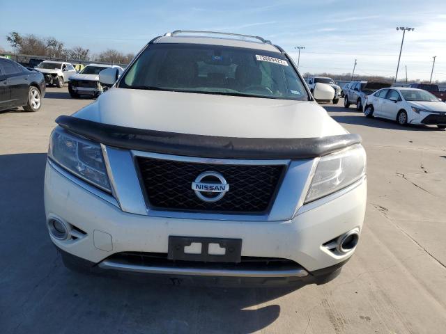 5N1AR2MM8FC697567 - 2015 NISSAN PATHFINDER S WHITE photo 5