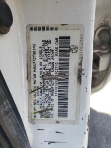 1Y1SK5262VZ407740 - 1997 GEO PRIZM BASE WHITE photo 12