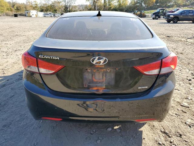 5NPDH4AE0BH050768 - 2011 HYUNDAI ELANTRA GLS BLACK photo 6