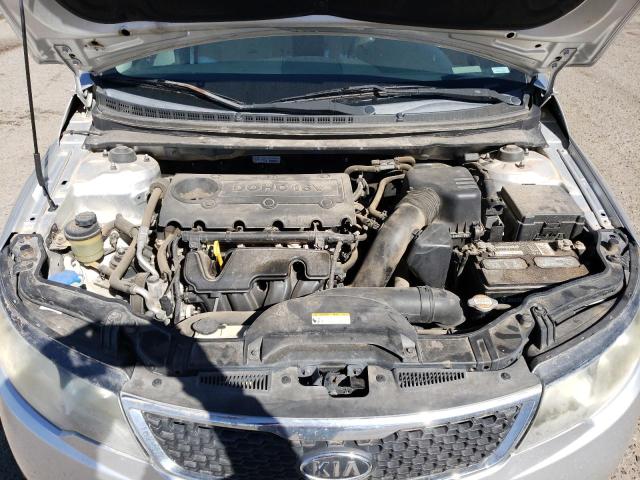 KNAFU4A29C5470831 - 2012 KIA FORTE EX SILVER photo 11