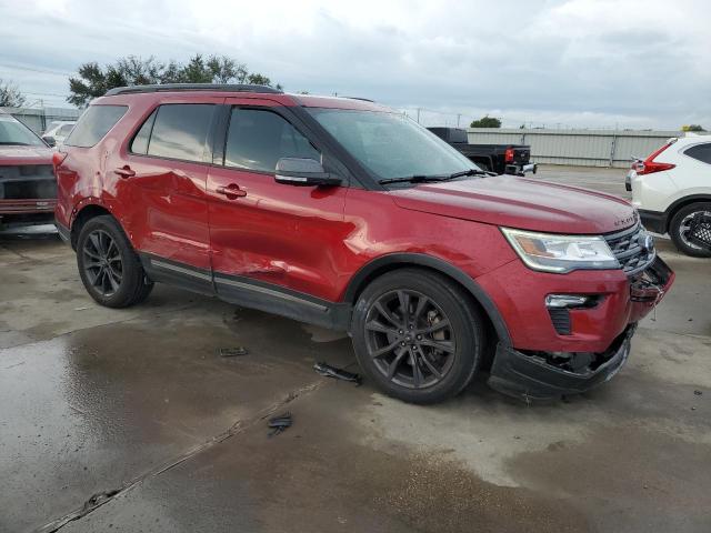 1FM5K7D81JGB99105 - 2018 FORD EXPLORER XLT RED photo 4