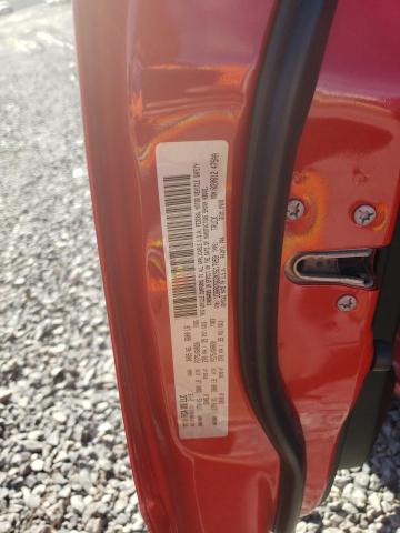 1C6RR7GG3KS617058 - 2019 RAM 1500 CLASS SLT წითელი ფოტო 12