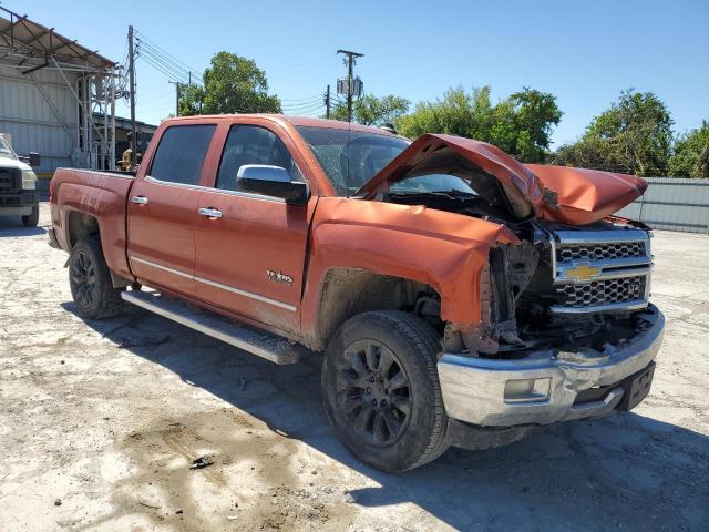 3GCPCSEC0FG165166 - 2015 CHEVROLET SILVERADO C1500 LTZ ORANGE photo 4