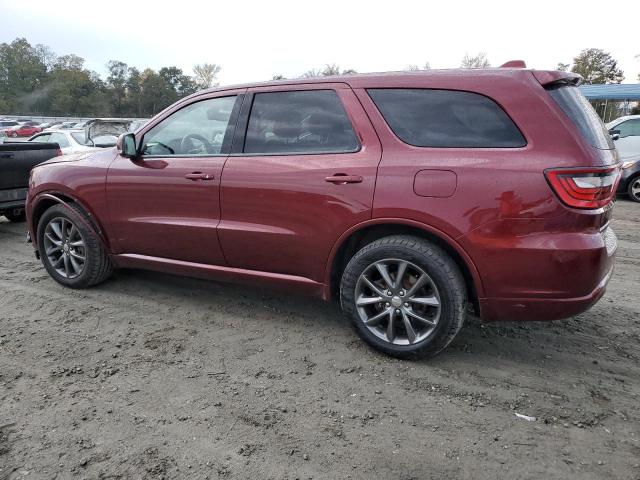 1C4RDJDGXHC883849 - 2017 DODGE DURANGO GT MAROON photo 2