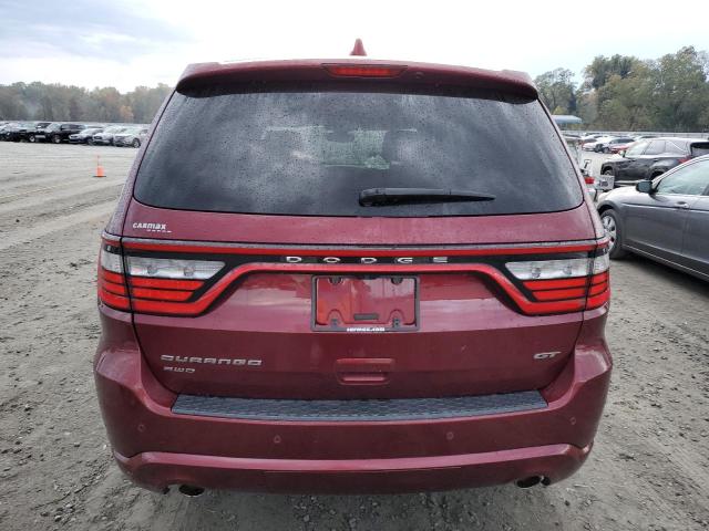 1C4RDJDGXHC883849 - 2017 DODGE DURANGO GT MAROON photo 6