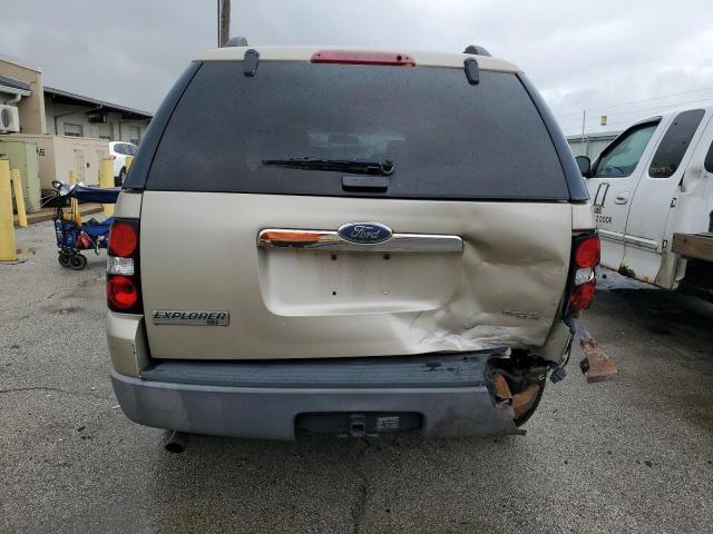 1FMEU73E76UB50520 - 2006 FORD EXPLORER XLT TAN photo 6