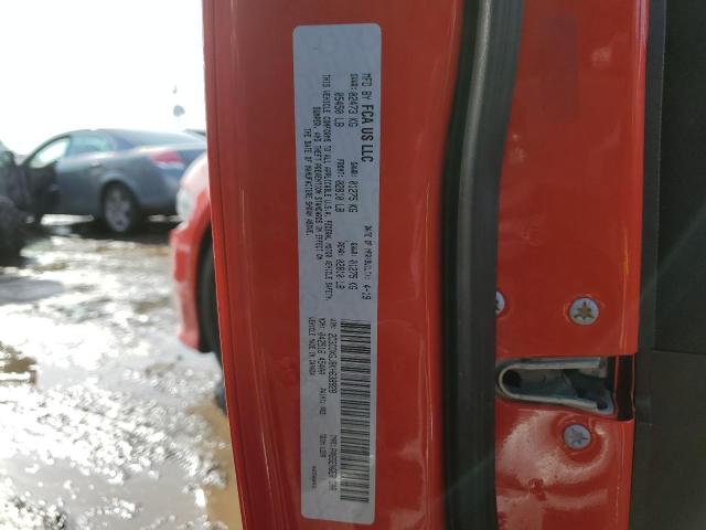 2C3CDXGJ8KH638928 - 2019 DODGE CHARGER SCAT PACK RED photo 12