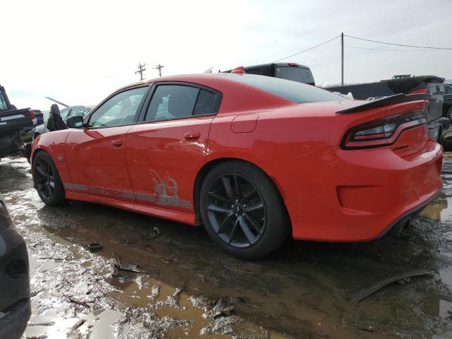 2C3CDXGJ8KH638928 - 2019 DODGE CHARGER SCAT PACK RED photo 2