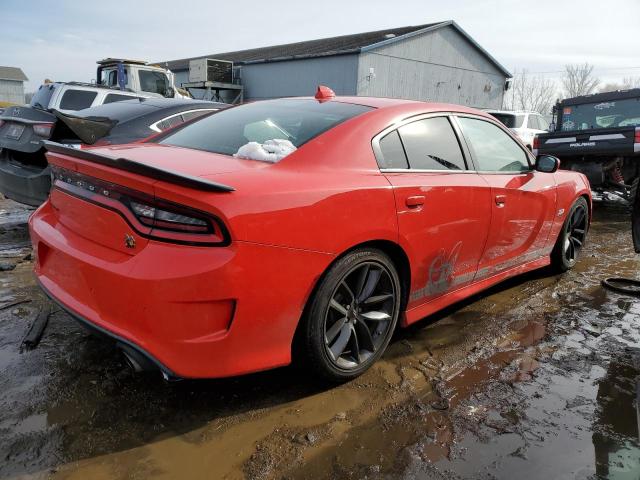 2C3CDXGJ8KH638928 - 2019 DODGE CHARGER SCAT PACK RED photo 3