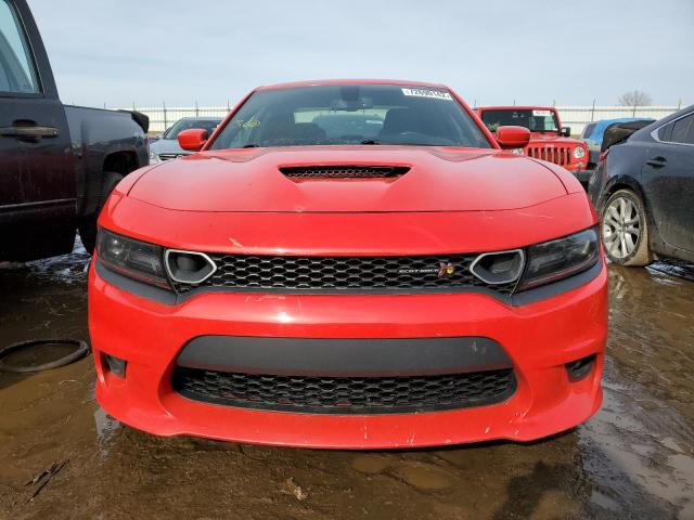 2C3CDXGJ8KH638928 - 2019 DODGE CHARGER SCAT PACK RED photo 5