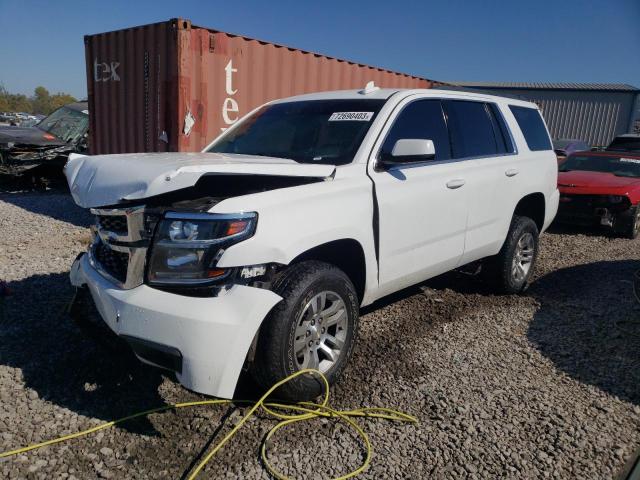 1GNSCBKC9HR244490 - 2017 CHEVROLET TAHOE C1500 LT WHITE photo 1