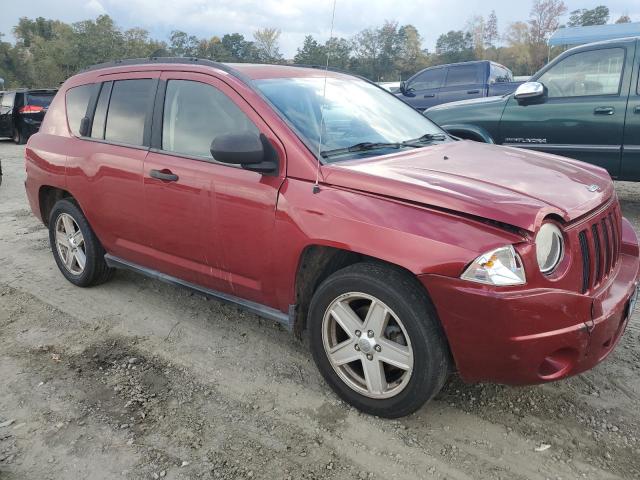 1J8FT47037D359577 - 2007 JEEP COMPASS RED photo 4