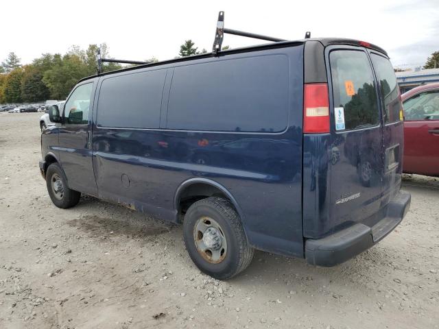 1GCGG25C891139521 - 2009 CHEVROLET EXPRESS BLUE photo 2