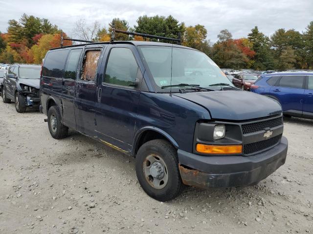 1GCGG25C891139521 - 2009 CHEVROLET EXPRESS BLUE photo 4