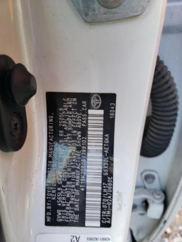 4T1BK3DB0BU389102 - 2011 TOYOTA AVALON BASE 白色 照片 12