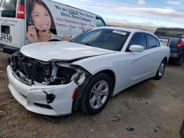 2C3CDXBG4KH720165 - 2019 DODGE CHARGER SXT WHITE photo 1