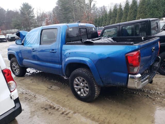 3TMCZ5AN0JM181688 - 2018 TOYOTA TACOMA DOUBLE CAB 蓝色 照片 2