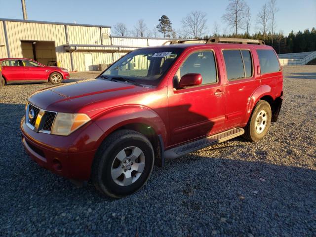 5N1AR18U36C657353 - 2006 NISSAN PATHFINDER LE MAROON photo 1