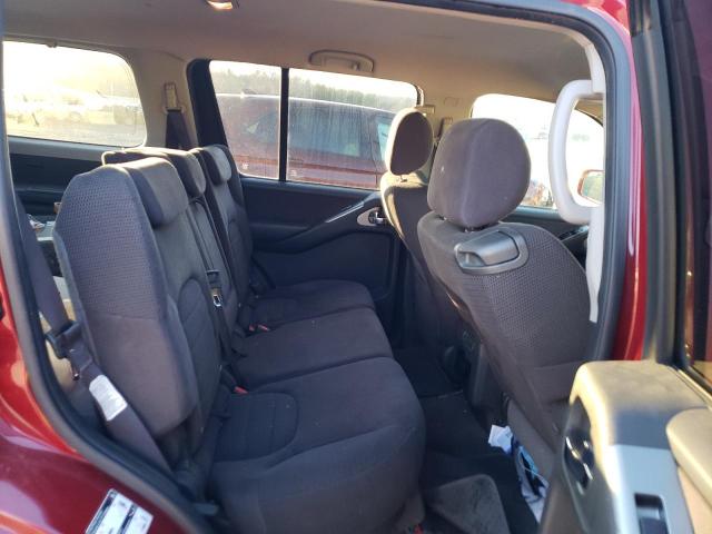 5N1AR18U36C657353 - 2006 NISSAN PATHFINDER LE მუქწითელი ფოტო 11