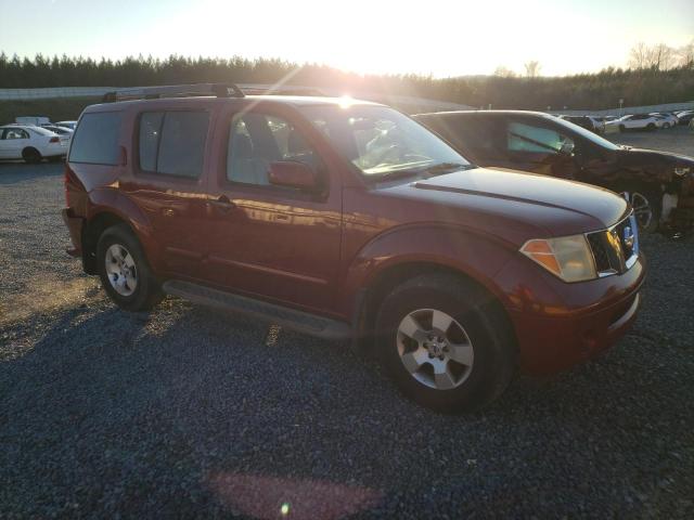 5N1AR18U36C657353 - 2006 NISSAN PATHFINDER LE MAROON photo 4