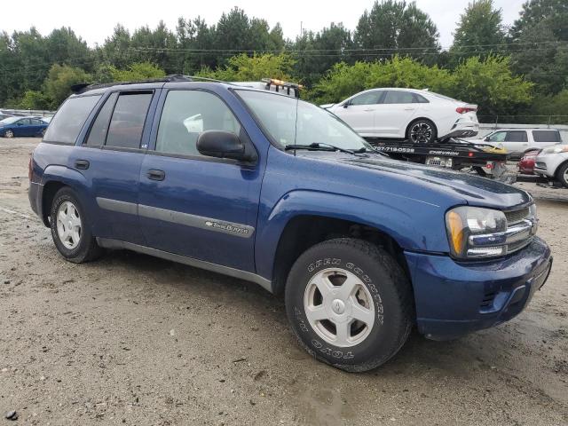 1GNDT13S432287466 - 2003 CHEVROLET TRAILBLAZE BLUE photo 4