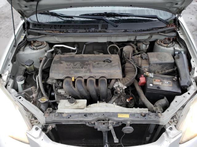 2T1KR32EX3C102375 - 2003 TOYOTA COROLLA MA XR SILVER photo 11