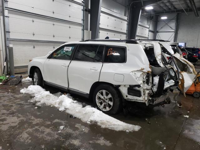 5TDBK3EH9CS150760 - 2012 TOYOTA HIGHLANDER BASE SILVER photo 2