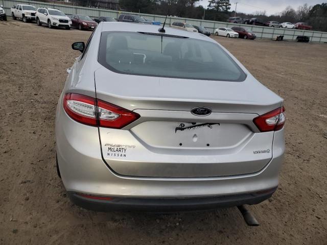 3FA6P0UU0GR311219 - 2016 FORD FUSION S HYBRID SILVER photo 6