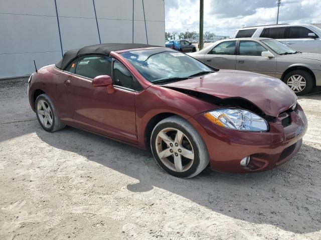 4A3AL35T07E065893 - 2007 MITSUBISHI ECLIPSE SPYDER GT BURGUNDY photo 4