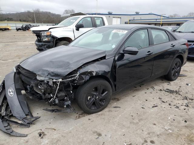 5NPLS4AG6MH036973 - 2021 HYUNDAI ELANTRA SEL BLACK photo 1