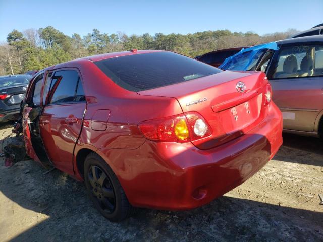 2T1BU4EE0AC233392 - 2010 TOYOTA COROALLA BASE RED photo 2