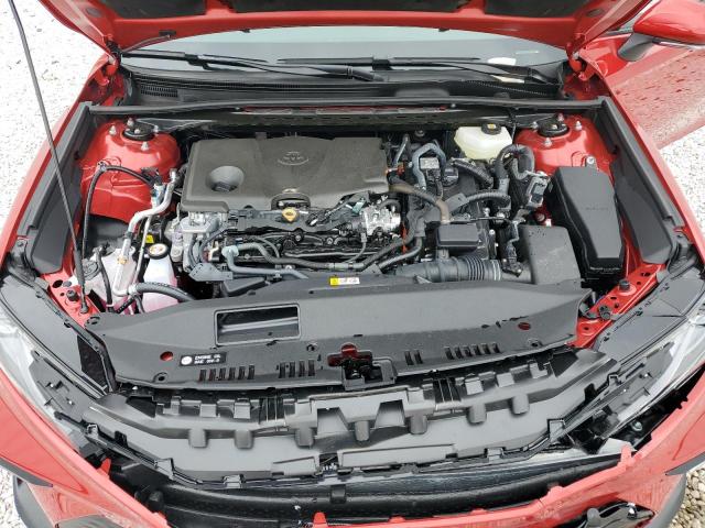 4T1DBADK6SU006051 - 2025 TOYOTA CAMRY XSE RED photo 11