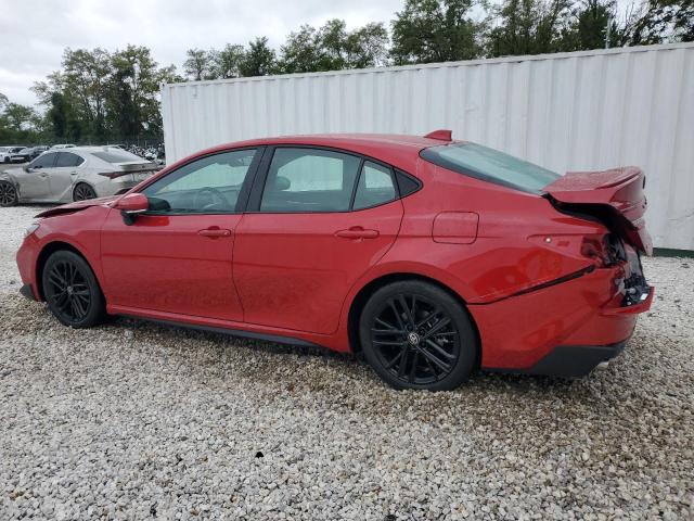 4T1DBADK6SU006051 - 2025 TOYOTA CAMRY XSE RED photo 2