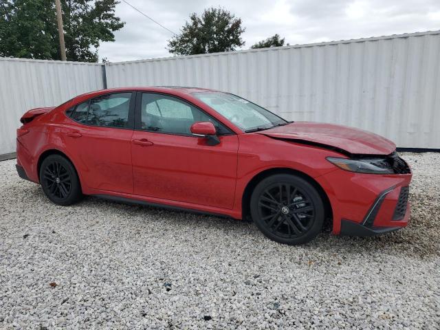 4T1DBADK6SU006051 - 2025 TOYOTA CAMRY XSE RED photo 4