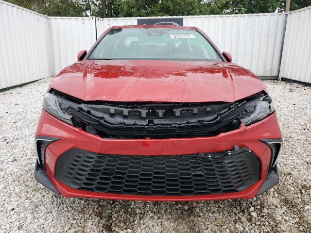 4T1DBADK6SU006051 - 2025 TOYOTA CAMRY XSE RED photo 5