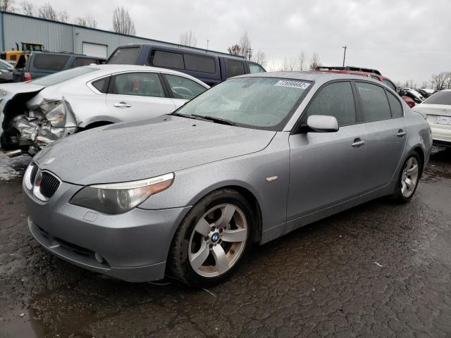 WBANE53527CW61417 - 2007 BMW 525 I GRAY photo 1