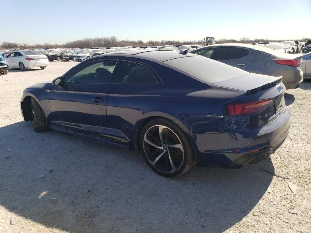 WUAPWAF52JA903044 - 2018 AUDI RS5 BLUE photo 2