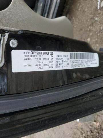 2C4RC1BG0ER163663 - 2014 CHRYSLER TOWN & COU TOURING Чорний фото 13