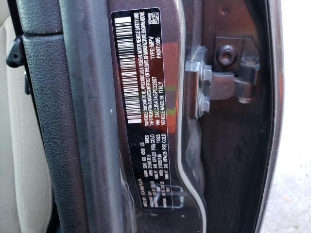 ZACCJBAT4GPE32867 - 2016 JEEP RENEGADE SPORT Մոխրագույն լուսանկար 14