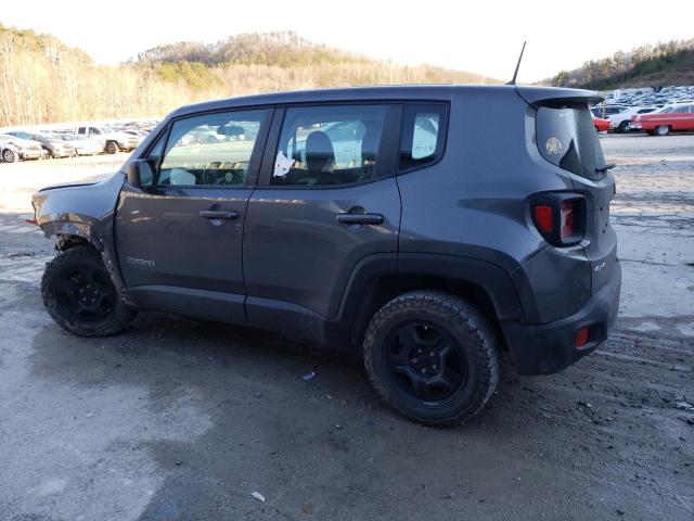 ZACCJBAT4GPE32867 - 2016 JEEP RENEGADE SPORT Մոխրագույն լուսանկար 2