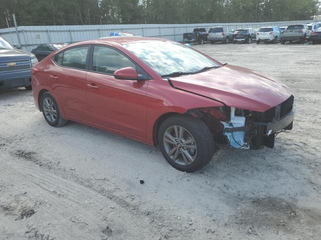 5NPD84LFXHH015847 - 2017 HYUNDAI ELANTRA SE RED photo 4